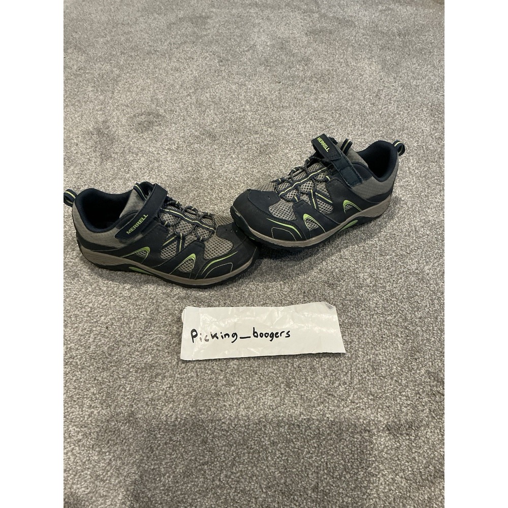 Merrell Kid's Trail Chaser Hiking Sneaker Navy/Green Size 6m